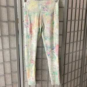Victoria’s Secret Flower Floral Leggings, Size 4